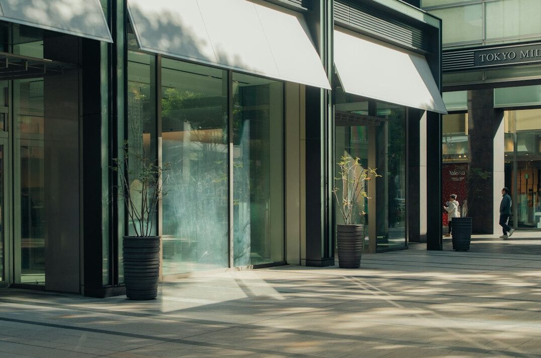 modern commercial storefront